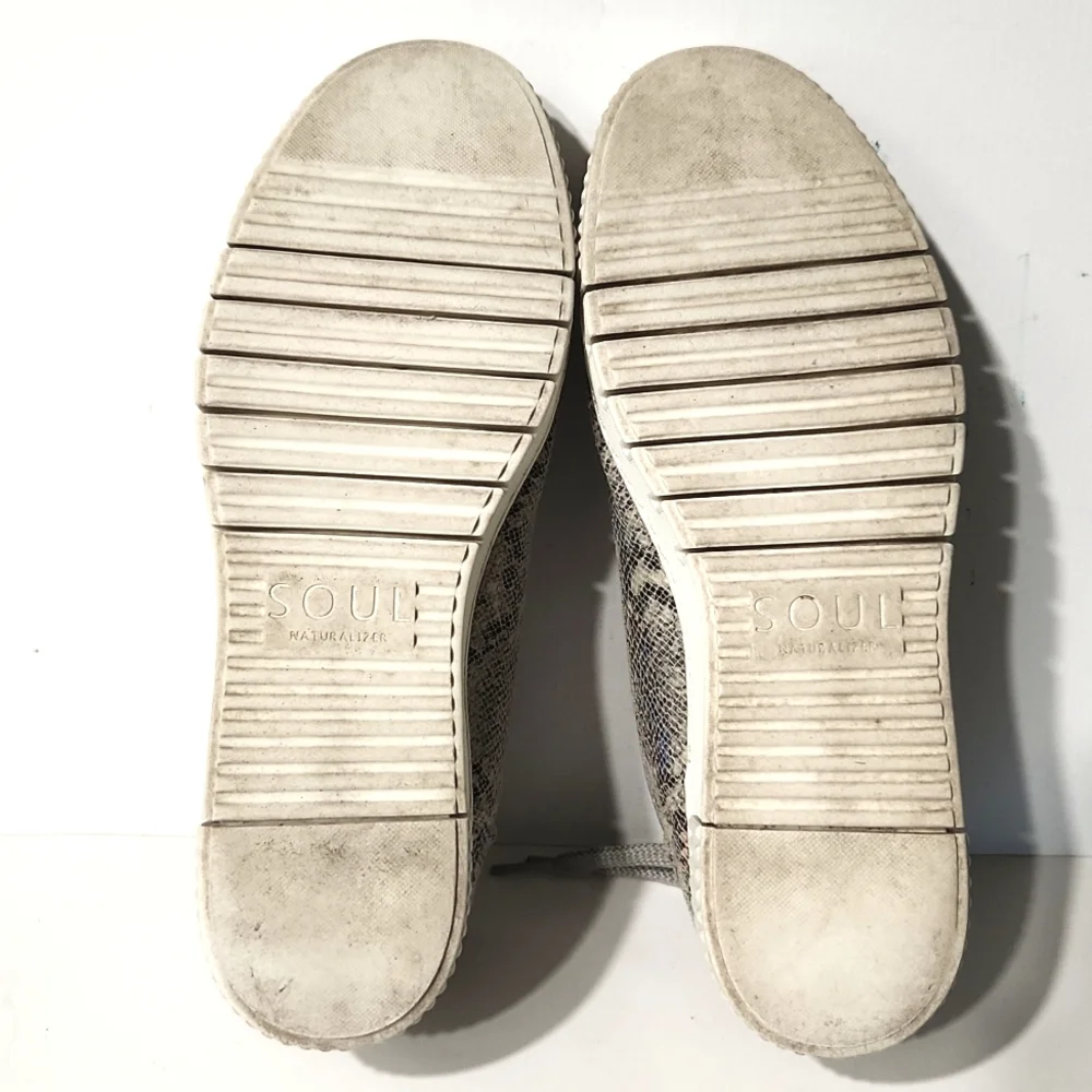 SOUL Naturalizer Python Topaz2 Oxford Shimmer Snakeskin Sneakers Size 9.5 - Picture 10 of 14